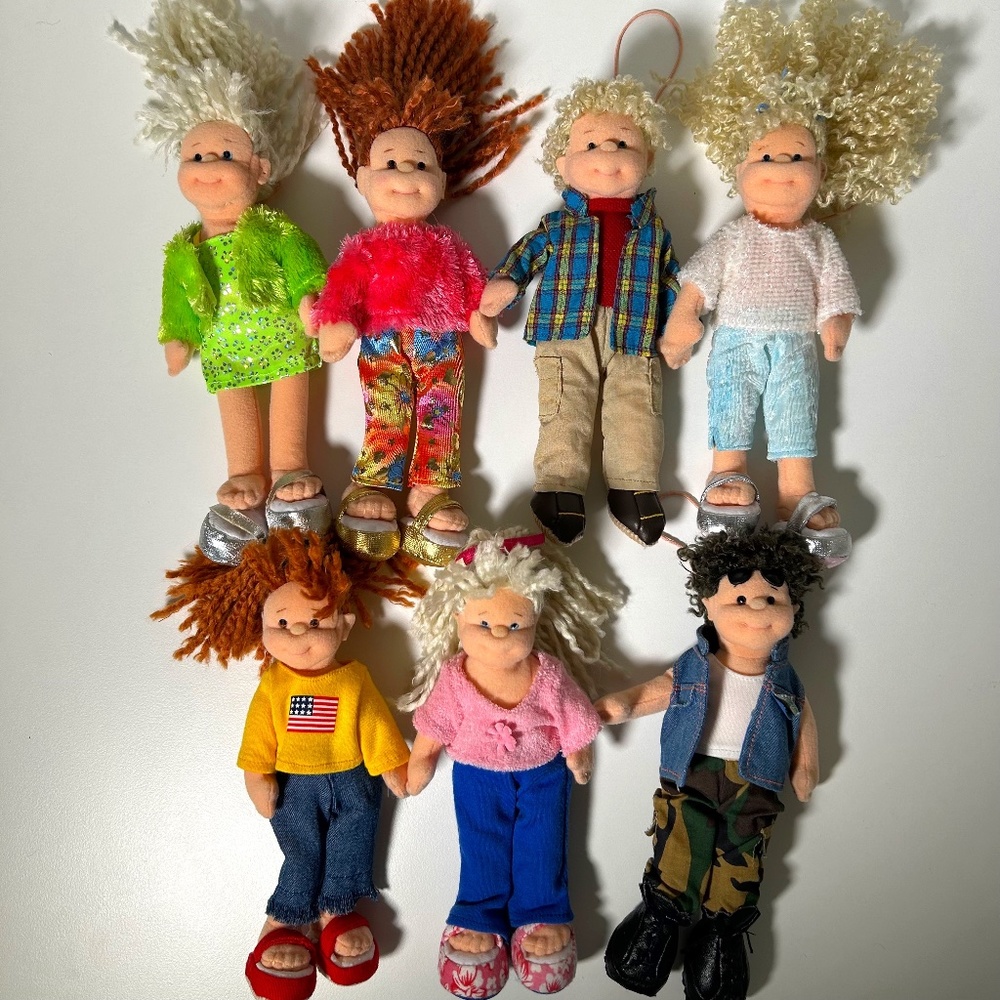 Vintage Y2K Ty Teenie Beanie Boppers Set of 7 (13E)